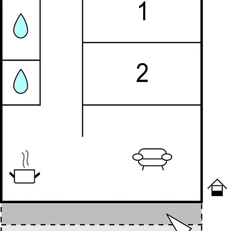 2 Bedroom Lovely Apartment In Omisalj Apartman Omisalj